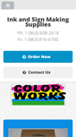 Mobile Screenshot of colorworksink.com